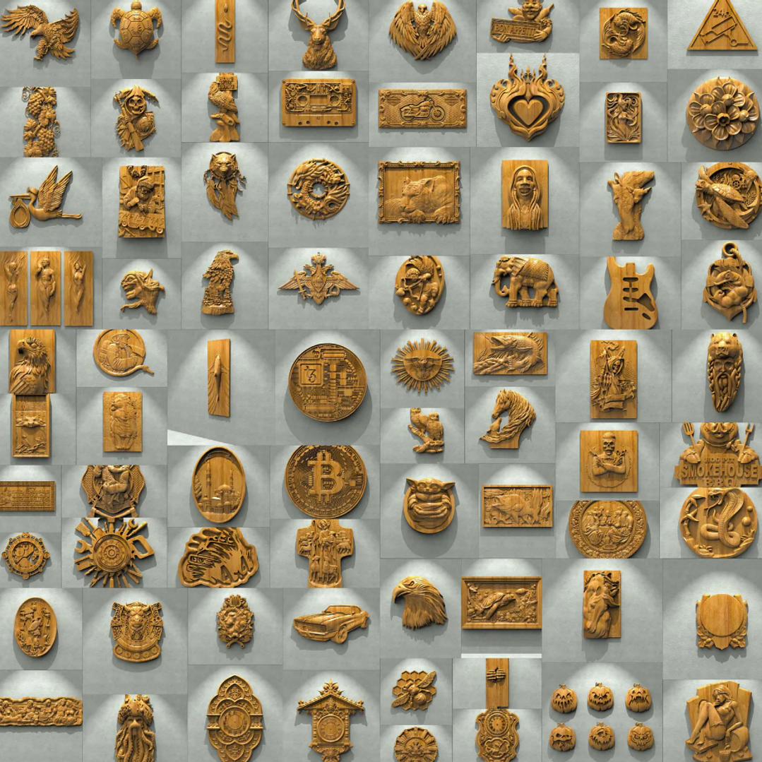 Paquete STL para fresadora CNC 3D: Panorámicas y bajorrelieves: +8500 archivos STL de paneles y bajorrelieves para fresadora CNC 3D - Acceso de por vida a Google Drive 9