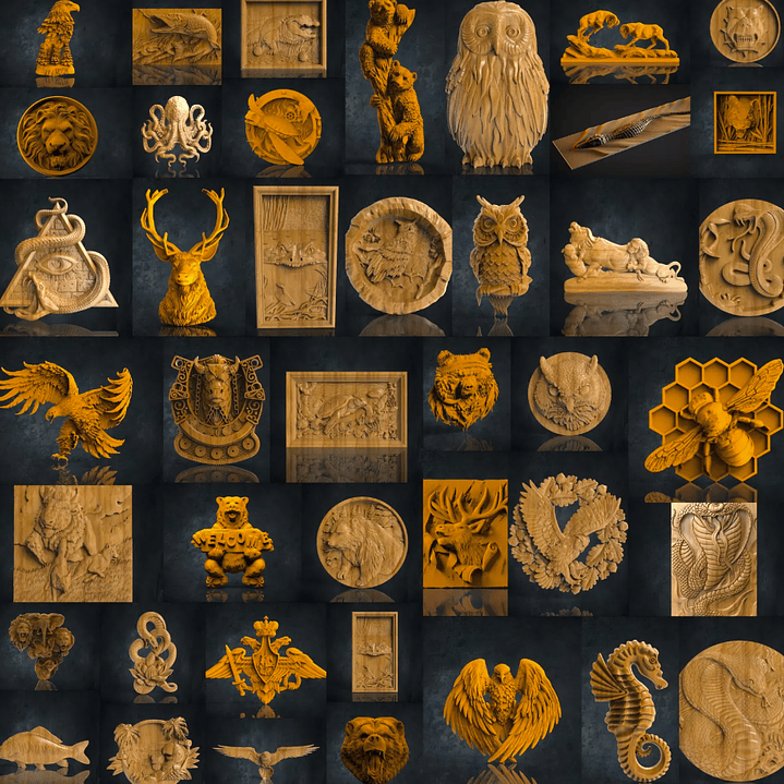 Paquete STL para fresadora CNC 3D: Panorámicas y bajorrelieves: +8500 archivos STL de paneles y bajorrelieves para fresadora CNC 3D - Acceso de por vida a Google Drive 10