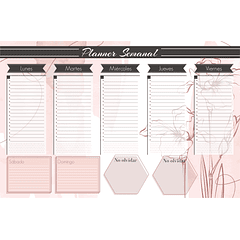 Planner para Escritorio (20 hojas)