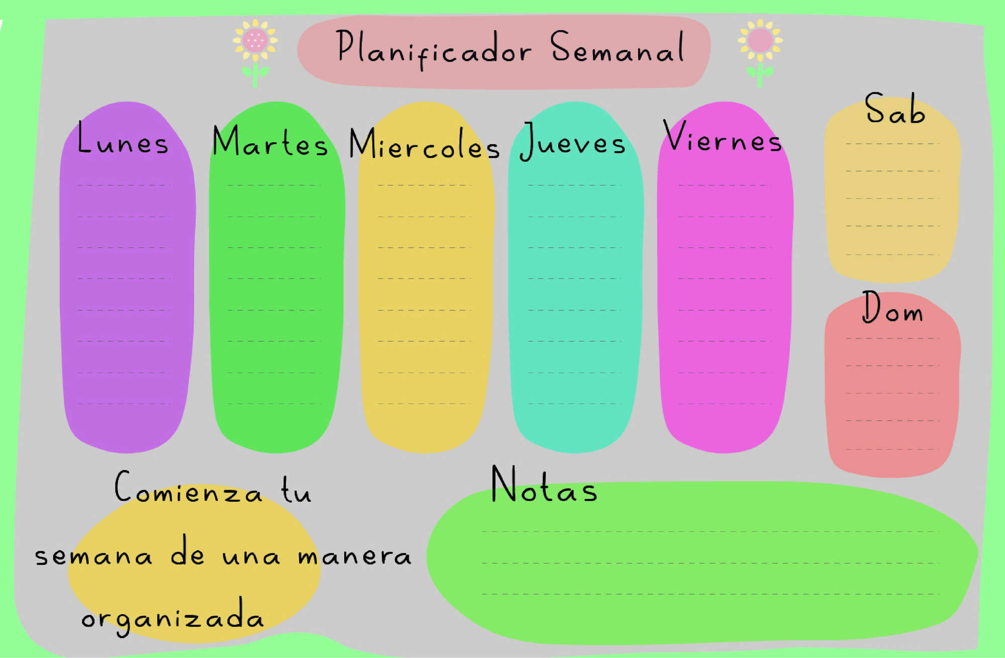 Planner para Escritorio (20 hojas) 12