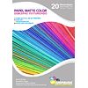 Papel doblefaz matte Cartulina COLORES Texturizada   A4 / 230G / 20 HOJAS 