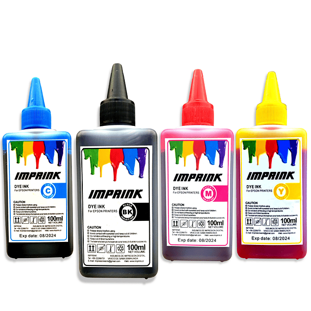 Tinta Imprink Dye para Impresoras Epson 100ml  