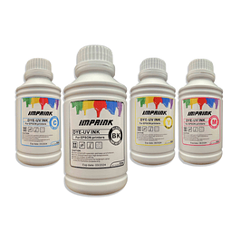 Tinta Imprink Dye Uv Para Impresoras Epson 500ml