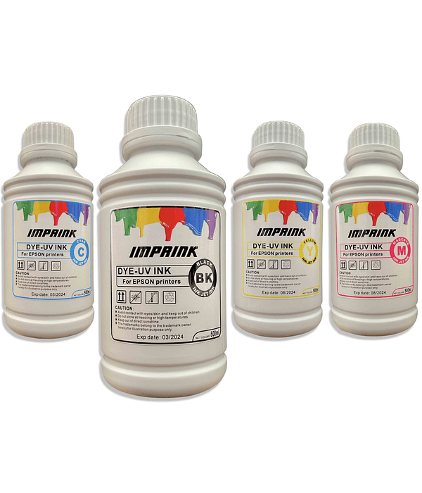 Tinta Imprink Dye Uv Para Impresoras Epson 500ml