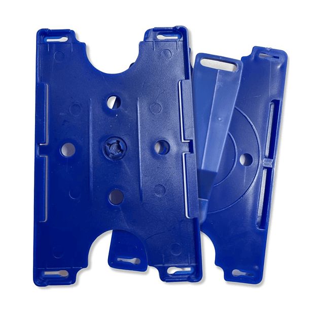 PortaCredenciales Giratorias Con Gancho (Azul)