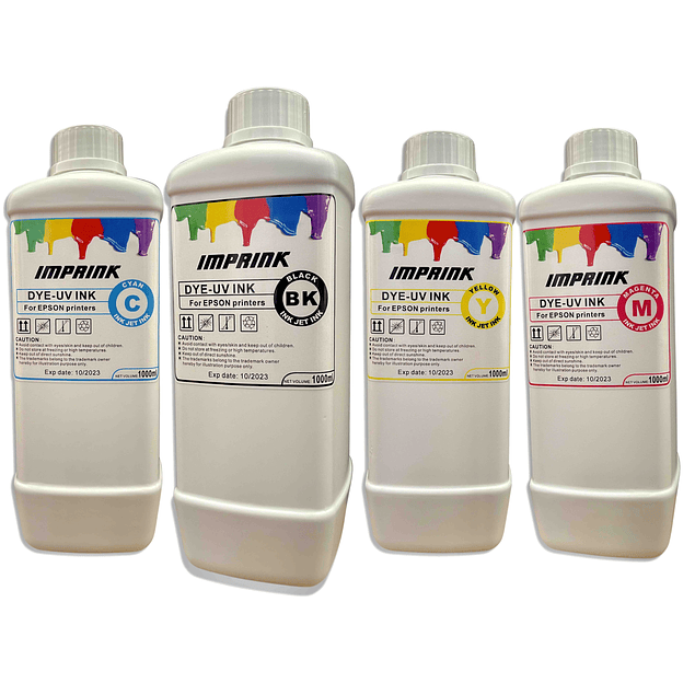 Tinta Dye Uv Para  Impresoras Epson Ecotank Valor X Litro