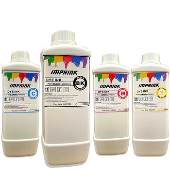 Tinta Dye Para Impresoras CANON PIXMA  1000 ml 