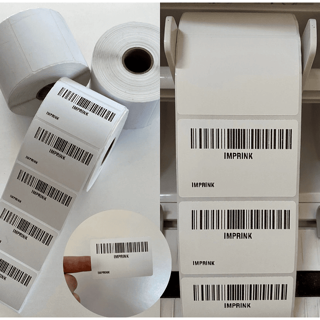 Etiquetas Autoadhesivas Termicas 60x40mm 1000 Unidades
