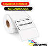 Etiquetas Autoadhesivas Termicas 60x40mm 1000 Unidades