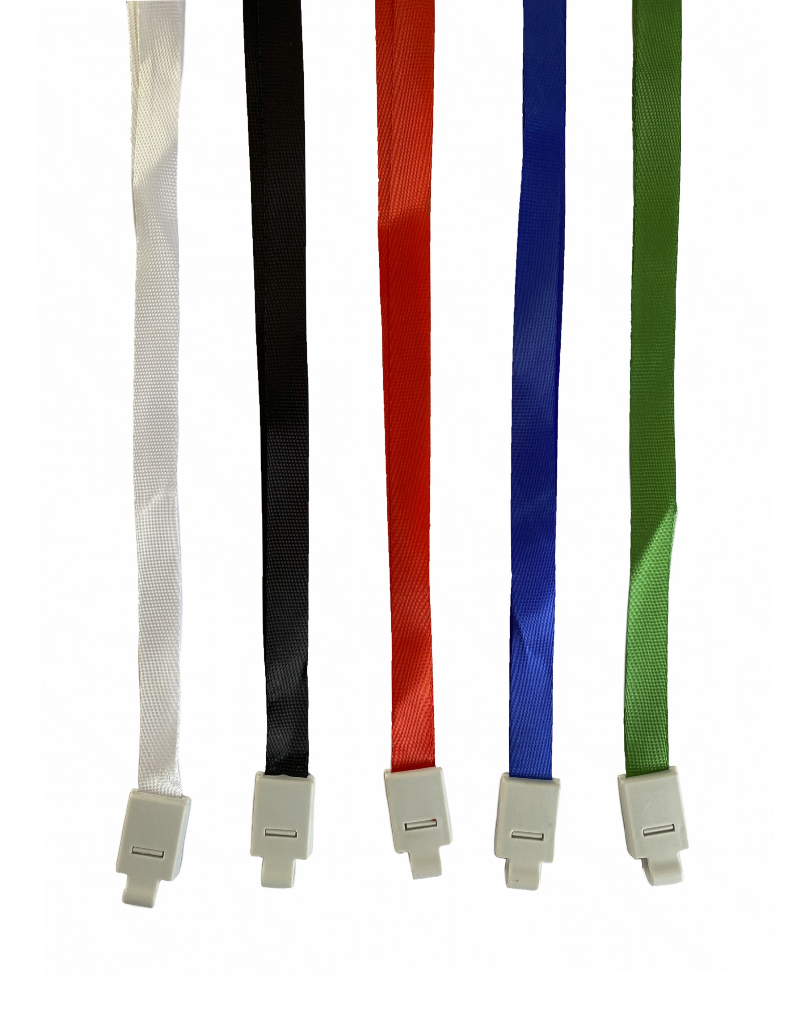 50 Lanyards Con Broche plastico Para Porta Credencial 45x1,5cm