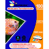 CAJA 10 RESMAS!! 100 Micas Para Termolaminadora Plastificadora Carta 100mic para Laminado