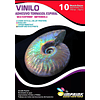 CAJA 20 RESMAS!! Vinilo Tornasol Adhesivo A4 Diseño Espiral 10 hojas 