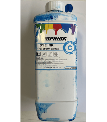 SEGUNDA SELECCIÓN Tinta Epson DYE 1000ml CYAN