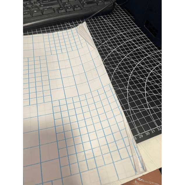 SEGUNDA SELECCIÓN! Laminado en Frio Transparente Holografico Efecto Cuadro A4/50 Hojas