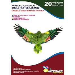 SEGUNDA SELECCIÓN! Papel Fotografico  Textura Cuero A4/20 Hojas  