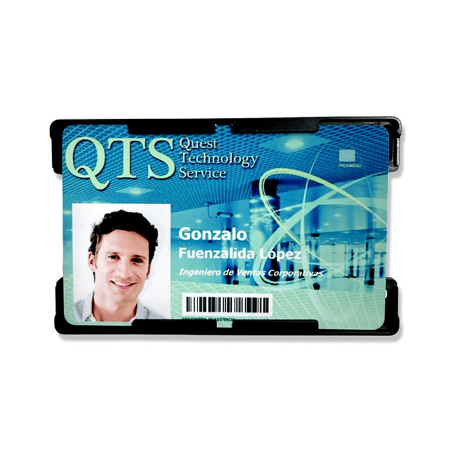 100 PortaCredenciales Giratorias Con Gancho (TRANSPARENTE)