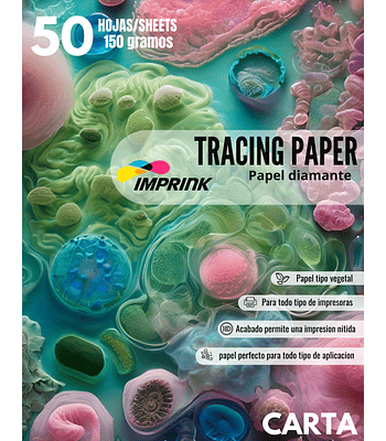 Papel Diamante O Vegetal Tracing Paper 50 Hojas 150g Carta