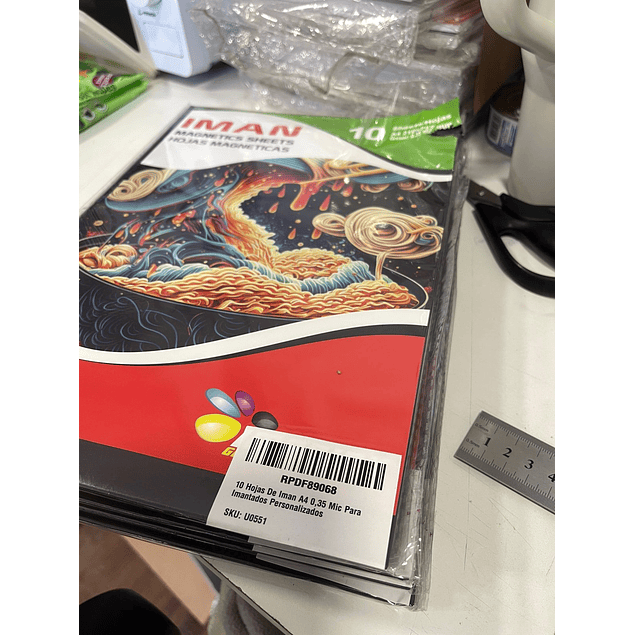 SEGUNDA SELECCIÓN! hojas Iman A4 0,35 micrones para Imantados