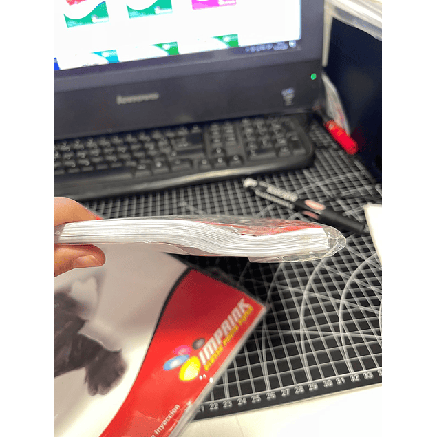 SEGUNDA SELECCIÓN! Papel Fotográfico Glossy Carta doble faz 130gr/50 Hojas