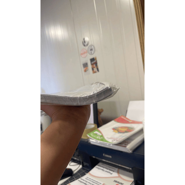 SEGUNDA SELECCIÓN!  Laminado en Frio Transparente Glossy A4/50 Hojas