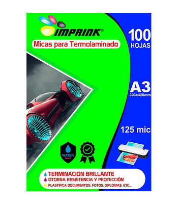SEGUNDA SELECCIÓN!  100 Micas Para Termolaminadora Plastificadora A3 125mic para Laminado (23)