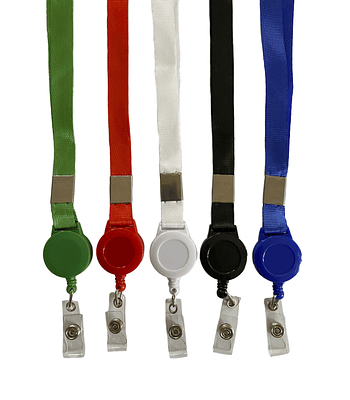 SEGUNDA SELECCIÓN! Lanyard Yoyo Para Porta Credencial Extendible 47x1,5cm (4)