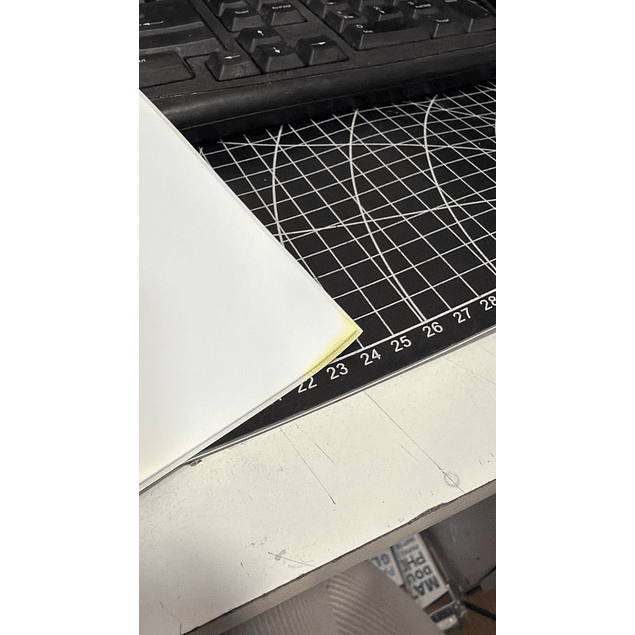 SEGUNDA SELECCIÓN! Vinilo Adhesivo Blanco Glossy Imprimible A3/10 Hojas Imprink (49 a 53)