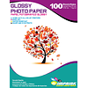 Papel fotográfico Glossy Carta 115gr / 100 hojas
