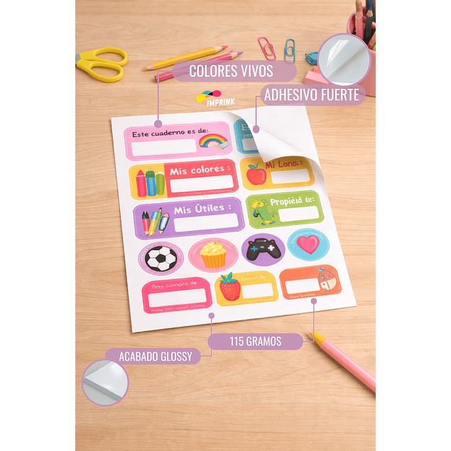 OFERTA !!! Papel Adhesivo Fotografico Brillante Antioxido A4/115g/100 Hojas