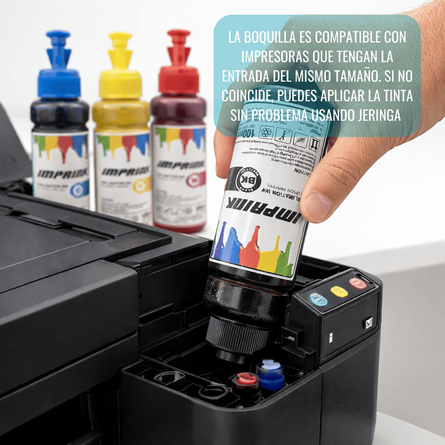 Tinta Imprink Sublimacion Para Todas Impresoras Epson 100ml 