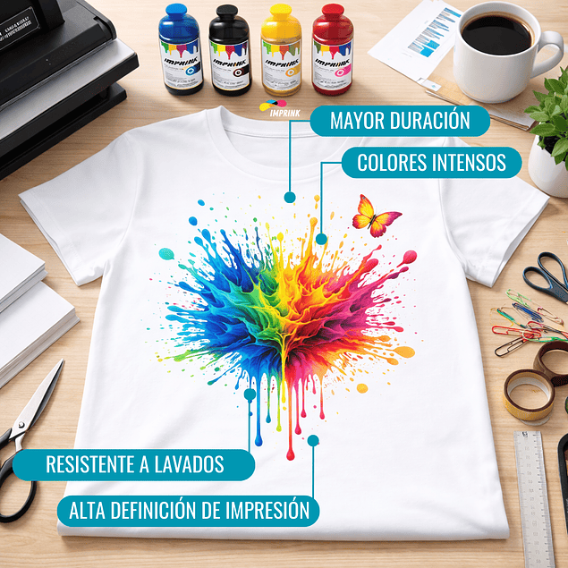 Tinta Imprink Sublimacion Para Todas Impresoras Epson 100ml 