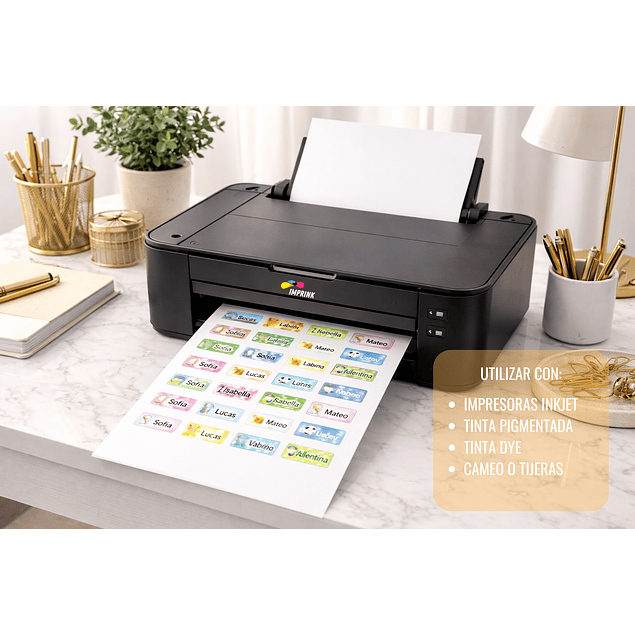 CAJA 20 RESMAS!! Vinilo Adhesivo Transparente (no cristalino)  Waterproof A4  / 20 hojas