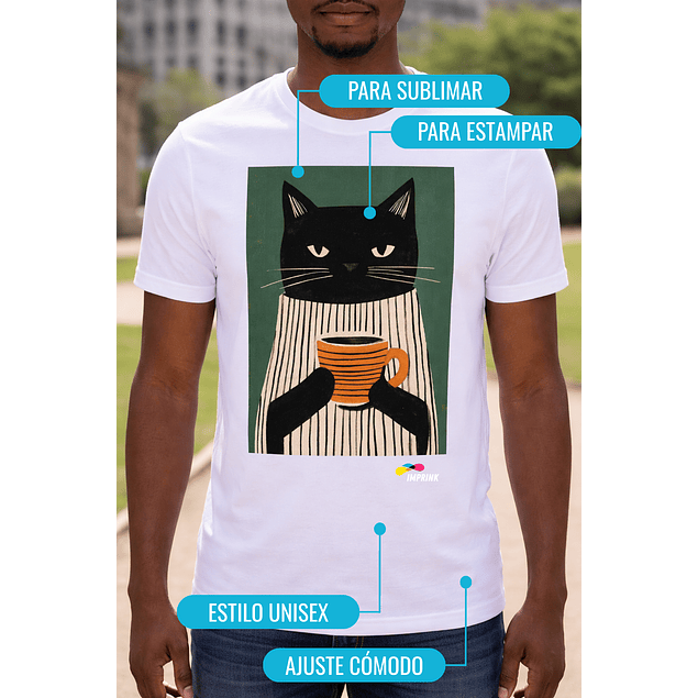 10 unidades Poleras Poliester Tacto Algodon Para Sublimar