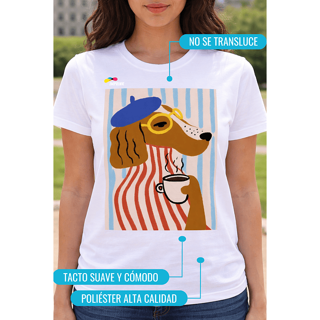 100 unidades Poleras Poliester Tacto Algodon Para Sublimar