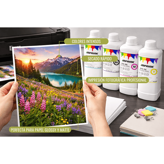 Tinta Dye Para Impresoras CANON PIXMA  1000 ml 