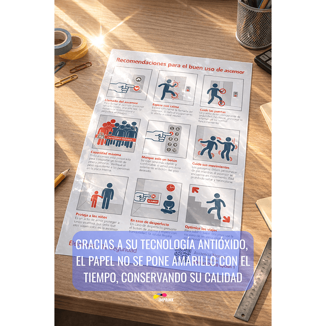 ¡¡¡¡¡¡ PREVENTA!!!!!  CAJA 20 RESMAS!! Papel Adhesivo Fotográfico Brillante Antióxido CARTA/135g/50 Hojas