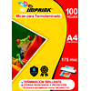ÚLTIMAS UNIDADES!! 100 Micas Para Termolaminadora Plastificadora tamaño A4 175 MICRONES para Laminado