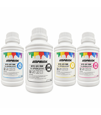 Tinta Imprink Dye Uv Para Impresoras Epson 500ml