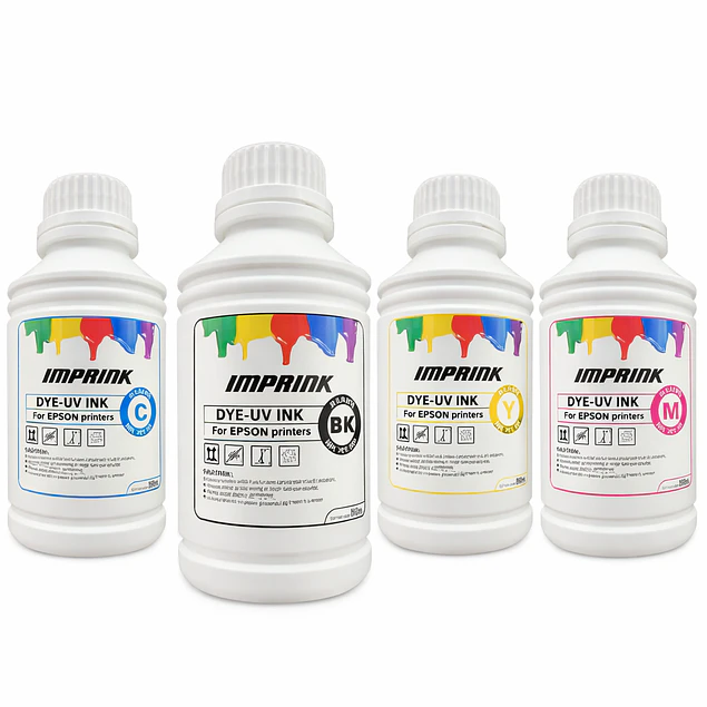 Tinta Imprink Dye Uv Para Impresoras Epson 500ml