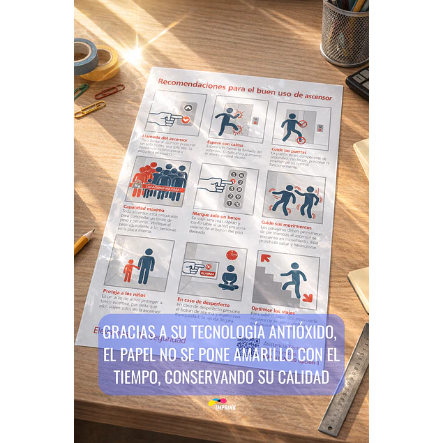 ÚLTIMAS UNIDADES!! Papel Adhesivo Fotografico Brillante Antioxido A4/ 135 g /50 Hojas