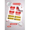 100 hojas !!! Papel Adhesivo Extra Fuerte Fotográfico Brillante  A4/135g/100 Hojas