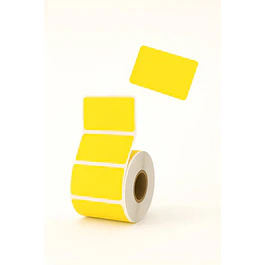 Etiquetas amarillas ZEBRA Adhesivas 60x40mm 500un 