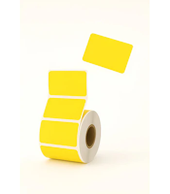Etiquetas amarillas ZEBRA Adhesivas 60x40mm 500un 