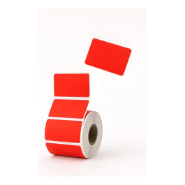 Etiquetas Rojas ZEBRA Adhesivas 60x40mm 500Un 