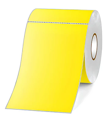 Etiquetas Amarillas ZEBRA Termica Adhesiva Courier 100x150mm