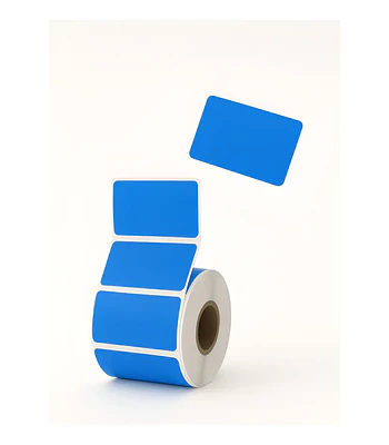 Etiquetas azul ZEBRA Adhesivas 60x40Mm 500un