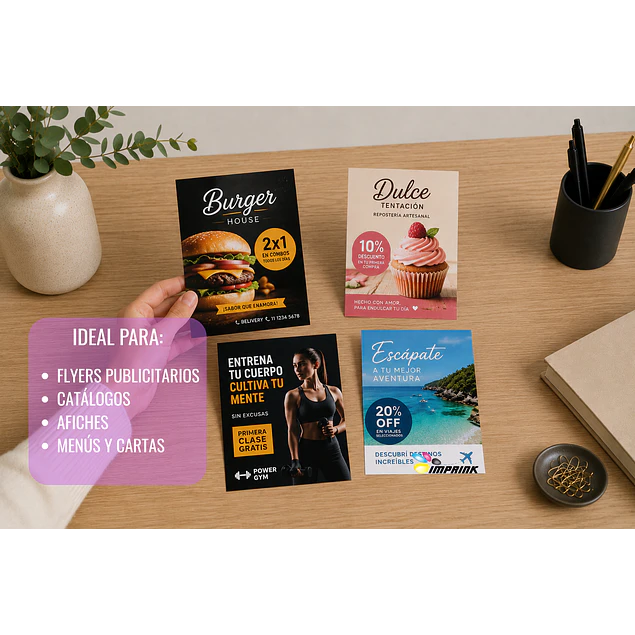 Papel Fotografico Glossy Brillante A4 De 135gr/100 Hojas