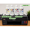 Pack 4 colores Tinta Imprink Dye Uv Para Todas Impresoras Canon 500ml
