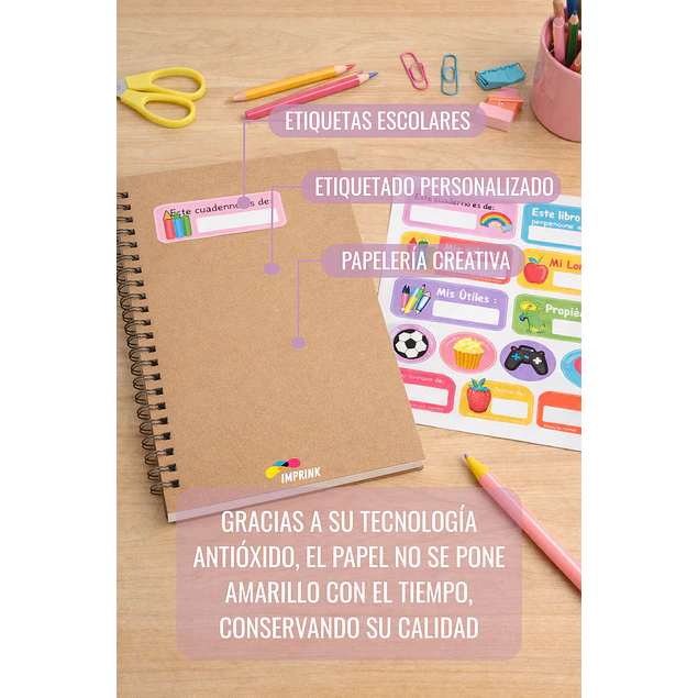 ÚLTIMAS UNIDADES!! Papel Adhesivo Fotografico Brillante Antioxido A4/115g/100 Hojas