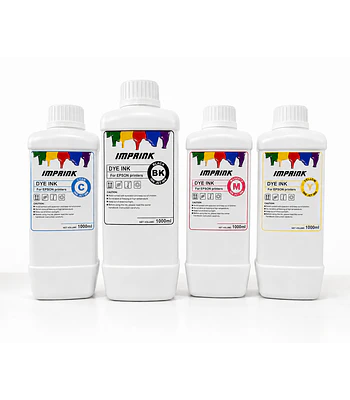 Tinta Dye Premium Para Impresoras Epson Ecotank 1000 ml 